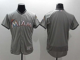 Florida Marlins Blank Gray 2016 Flexbase Collection Stitched Jersey,baseball caps,new era cap wholesale,wholesale hats